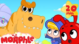 Dinosaur bandits steal a T-rex! Morphle the dinosaur superhero saves the day! Kids video