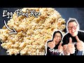 How Chinese chefs cook Egg Fried Rice (Video 2.0) 🍚🍳 Mum and Son professional chefs cook!