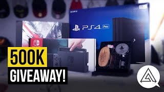500,000 SUBSCRIBER GIVEAWAYS!