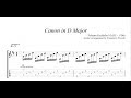 Classical Guitar - Johann Pachelbel - Canon in D Major