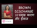 BROWN DISCHARGE 10 प्रमुख कारण और इलाज (HINDI)