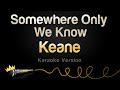 Keane - Somewhere Only We Know (Karaoke Version)