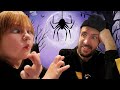 SPiDER ADLEY vs BAT DAD!!  Playing Spooky Halloween games on Roblox! Trick or Treat inside elevator