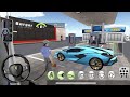 3d driving class simulation - funny police officer refuel his super car gas crazy driving gameplay