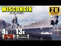 Battleship Wisconsin - Impressive reload with Halsey and new skill