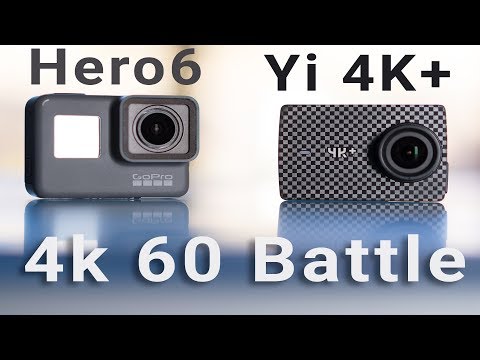 GoPro Hero6 vs Yi 4K 60fps Action Camera Comparison