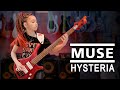 Ellen Alaverdyan (11yo) plays Muse - Hysteria (Bass Cover)