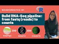 Setup RNA-Seq Pipeline from scratch: fastq (reads) to counts | Step-by-Step Tutorial