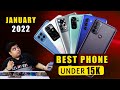 Best Smartphones Under-15000  JANUARY 2022  Flipkart & Amazon Sale 📲Best Phone to Buy