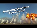 Amazing Daytime Fireworks Mascleta, Salutes and Smoke PORC and DR. X at PGI 2021 Fargo, ND