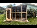 Building a 12’x12’ falcon aviary , custom bird enclosure @CoopsByJoe Coops By Joe