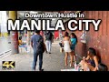 Real Walking Experience in DOWNTOWN MANILA Philippines [4K]