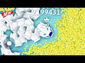 I Unlocked! White Monster The most powerful snake on snake io game The Map || The best 🐍io #gameplay
