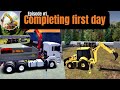 First day tutorial in Construction Simulator 3 ||| Episode #1