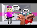 POLICE GIRL PRISON RUN! ROBLOX OBBY