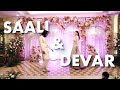 Devar and Saali Dance Performance | Ghagra, Maahi Ve, Kajra Re | #dance  #bollywood #wedding