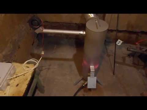 Отработка печь видео