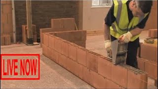 World Modern Technology Construction Building of USA, Creating Fastest Block Walls Best Ever #SON