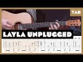 Eric Clapton - Layla Unplugged Acoustic - Guitar Tab | Lesson | Cover | Tutorial | Donner