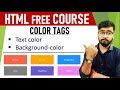 HTML Color Tags | HTML Course for beginners in [Hindi] | by Rahul Chaudhary