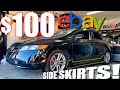 ARE THEY TRASH??? eBay $100 MUGEN REP 2008 Civic SI SIDE SKIRT proper install!