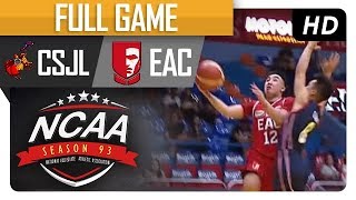 CSJL vs. EAC | NCAA 93 | Full Game | 1st Quarter | July 18, 2017