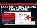 Fake Antivirus being used to sell real McAfee