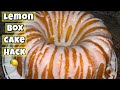 Lemon Box Cake Hack | The Secret To Make Box Cake Taste Homemade | Moist Box Cake