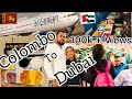 Colombo to Dubai |Air port guide| Economy class |Dubai Travel Vlog | SLDiario| #dubai #travelvlog