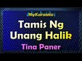 TAMIS NG UNANG HALIK - Karaoke version in the style of TINA PANER