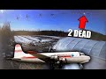 Douglas DC-4 Plane CRASHES into river near Fairbanks, AK (2 DEAD)