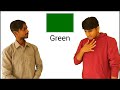 colors names in Indian sign language.