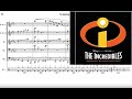 The Incredibles for Brass Quintet Sheet Music
