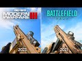 Call of Duty MW III vs Battlefield 2042 - Physics and Details Comparison