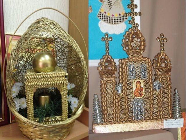 Храм из макарон Храм из макарон