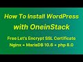 How To Install WordPress with OneinStack (LEMP, Enable Redis Object Cache)