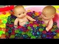 Baby Doll bath toy and Surprise eggs play