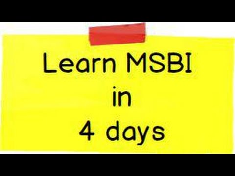 Download Learn MSBI ( Microsoft Business Intelligence ) in 4 days ( SSIS , SSAS and SSRS) free