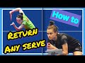 HOW TO RETURN ANY SERVE | STEP-BY-STEP GUIDE