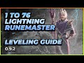 Last Epoch | 1 to 76 Lightning Runemaster | Leveling guide | 0.9.2