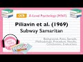 Podcast: Piliavin et al. (1969) Subway Samaritan | OCR A-Level Psychology (H567)