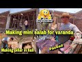 Making mini salab for varanda, *all packed* we decided to make pillar in the hall ,Pema’s Channel