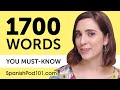 1700 Words Every Spanish Beginner Must Know