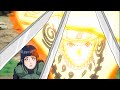 Naruto saves Hinata from white Zetsu. Naruto fights on all battlefields at same time & Madara Uchiha