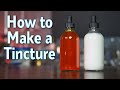 How to make a tincture for Bitters and Soda