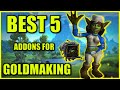 The TOP 5 ADDONS for GOLDMAKING in Dragonflight!!! | Make Millions With EASE!!! Must Have ADDONS!!!