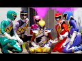 Don't Fall Asleep! 🦖 Dino Super Charge Episode 3 and 4⚡ Power Rangers Kids ⚡ Action for Kids