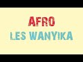 Afro ~ Les Wanyika ~ Official Lyrics