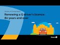 Ontario senior driver’s licence renewal educational video