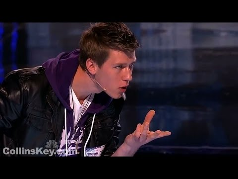 Americas Got Talent TEEN MAGICIAN S EMOTIONAL FIRST AUDITION Collins Key First Audition